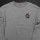 heather grey - Logo schwarz